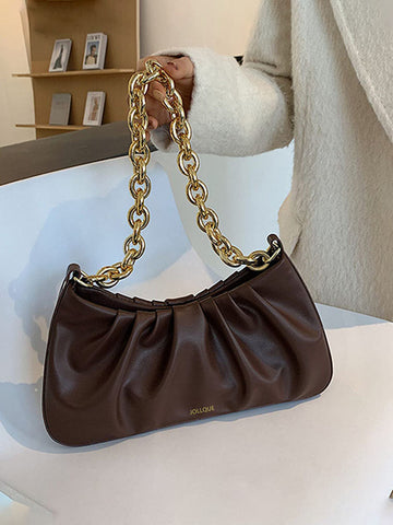 Bolso hobo sólido y suave