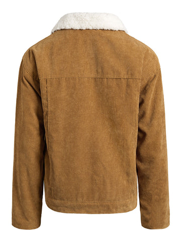 Verdickte Fleece-Cordjacke