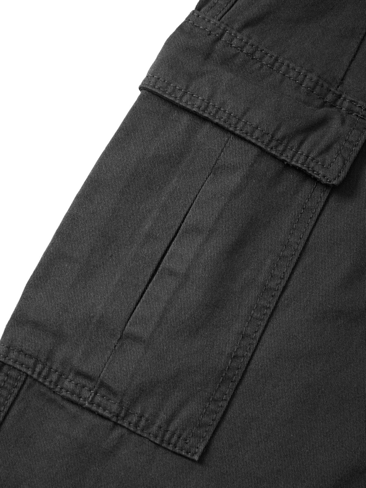 Men's Cargo Pocket Patched Straight Leg Jeans