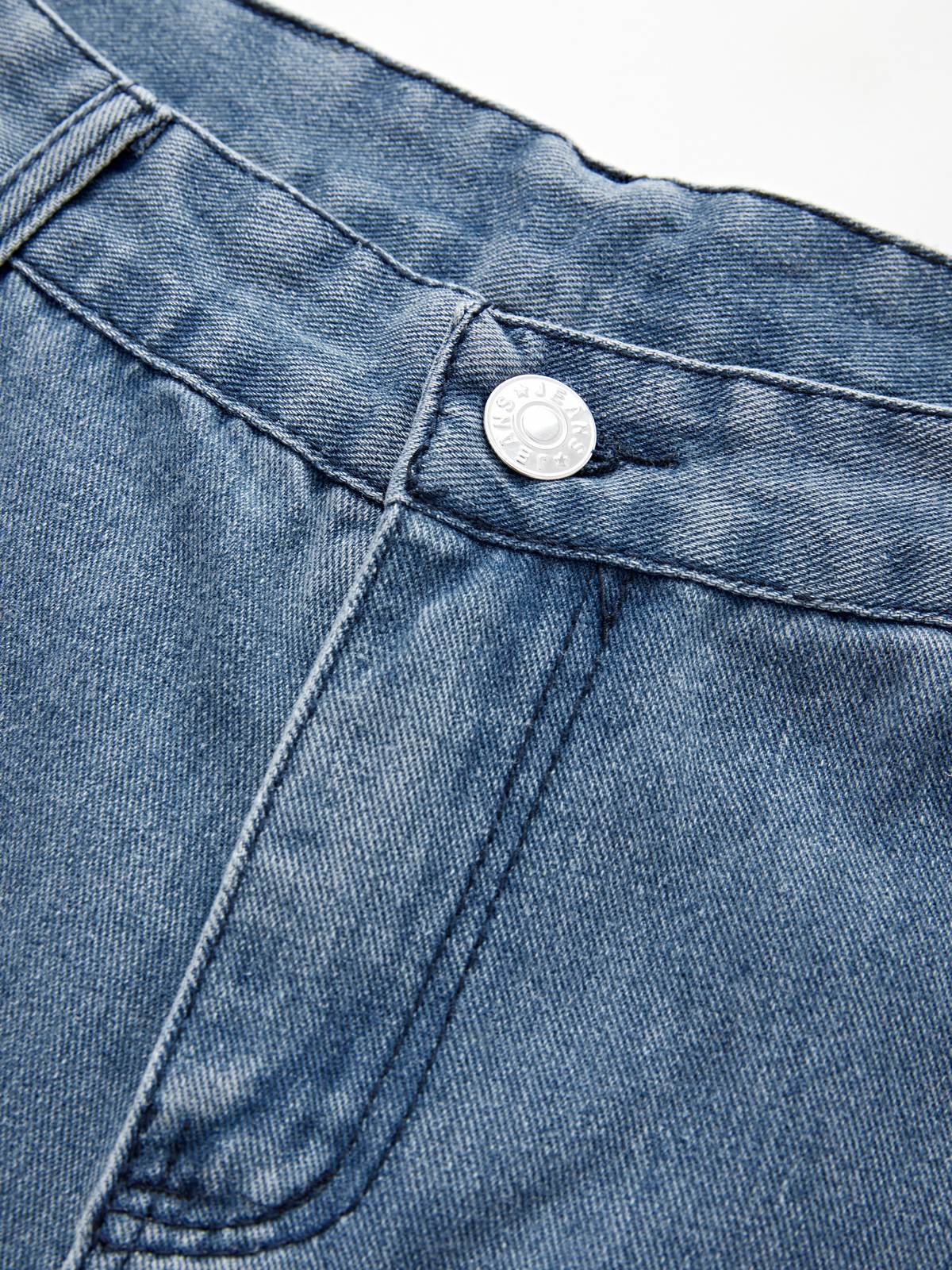 Men's Vintage Washed Loose Jeans