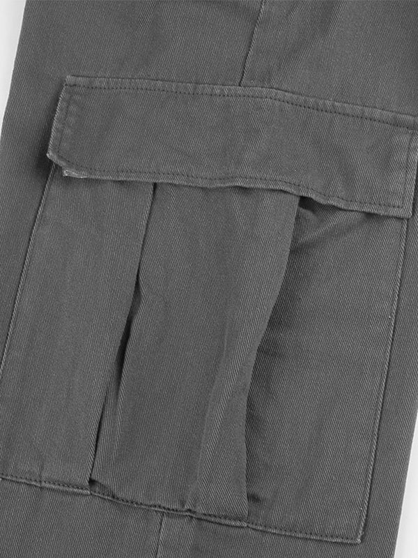 Pocket Detail Vintage Baggy Cargo Jeans