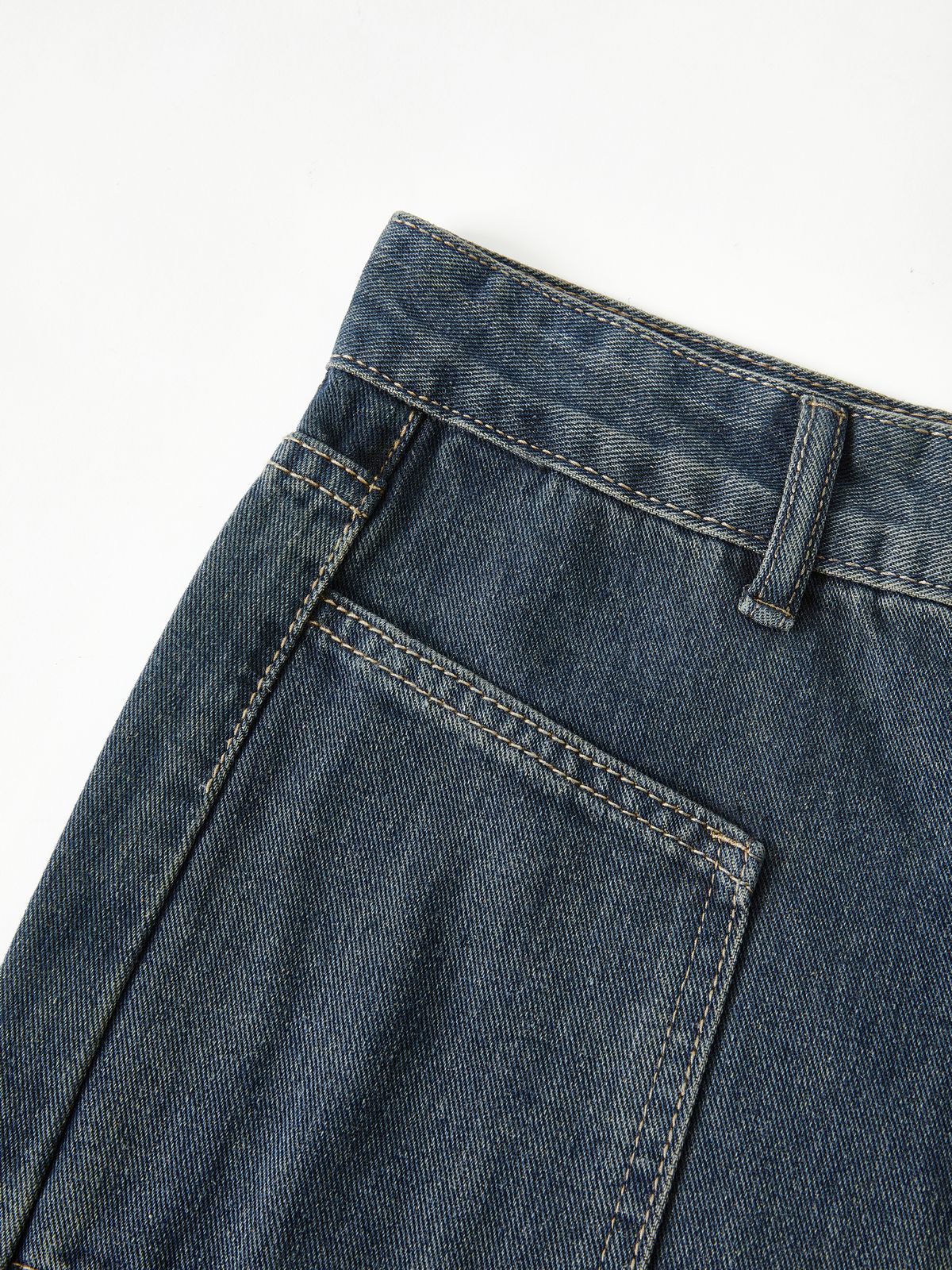 Vintage Blue Wash Boyfriend Jeans