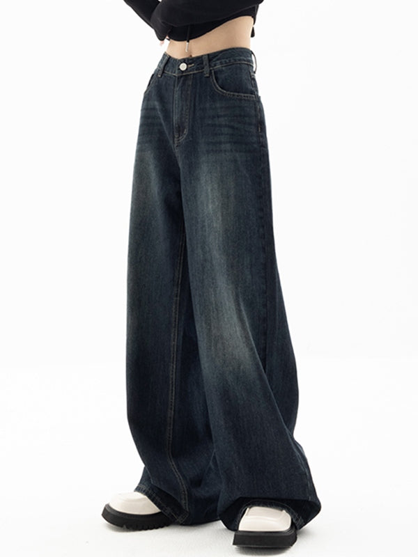 Vintage Blue 90s Boyfriend Jeans – Omcne