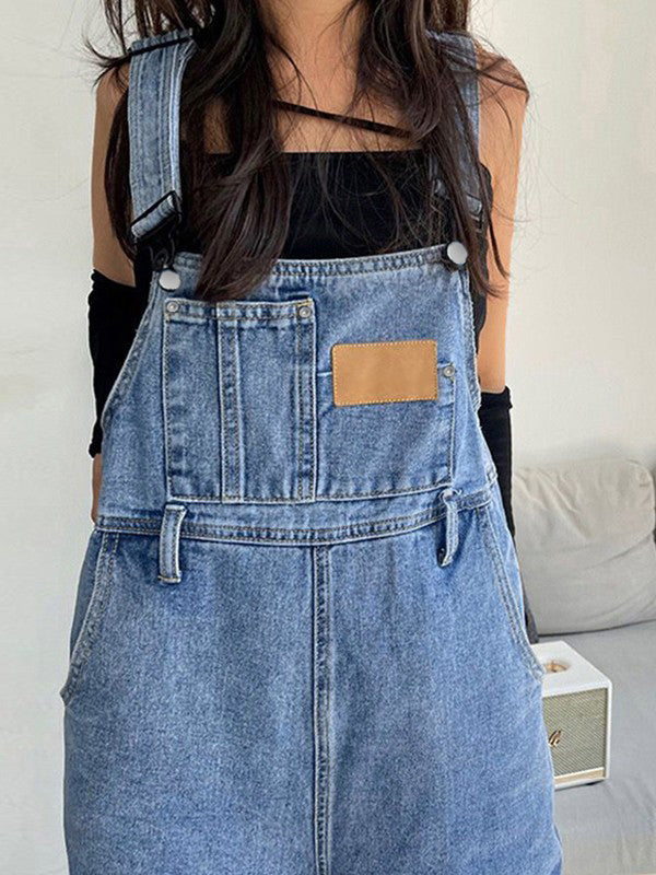 Classic Boyfriend Fit Denim Overall