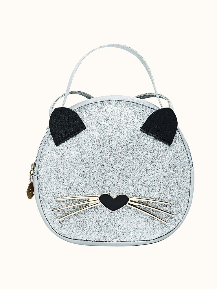 Lindo bolso bandolera con forma de gatito