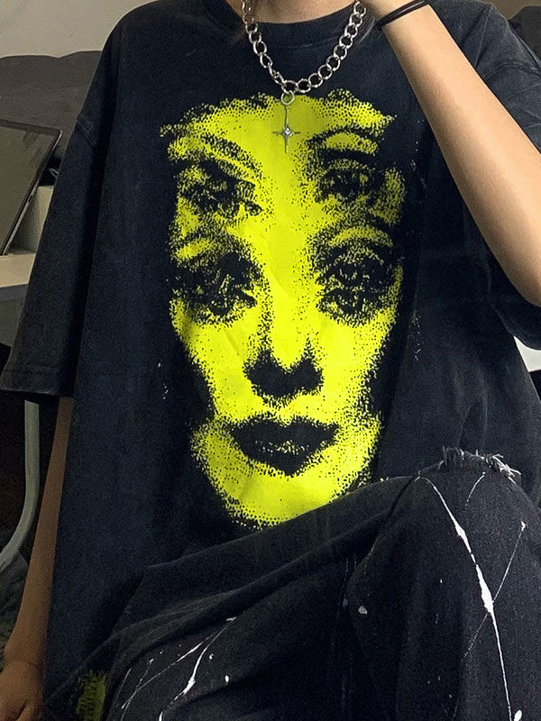 Screen Print Oversized Tee
