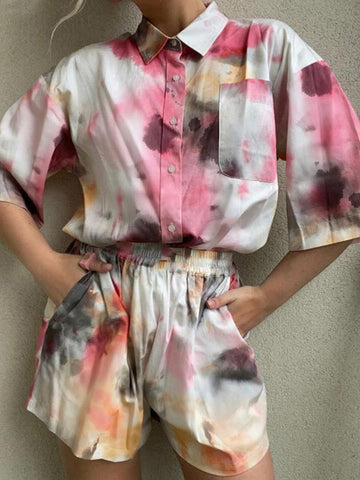 Splash Tie Dye Two Piece Set