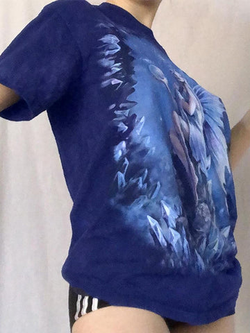 Tie Dye Grunge Fairy Print Tee