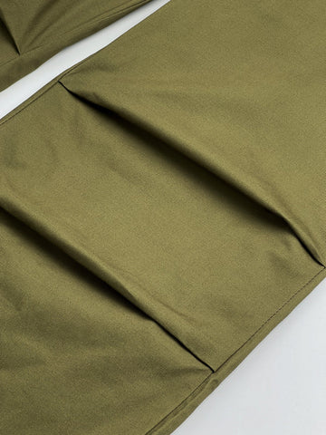 Size Friendly Low Waist Parachute Cargo Pants