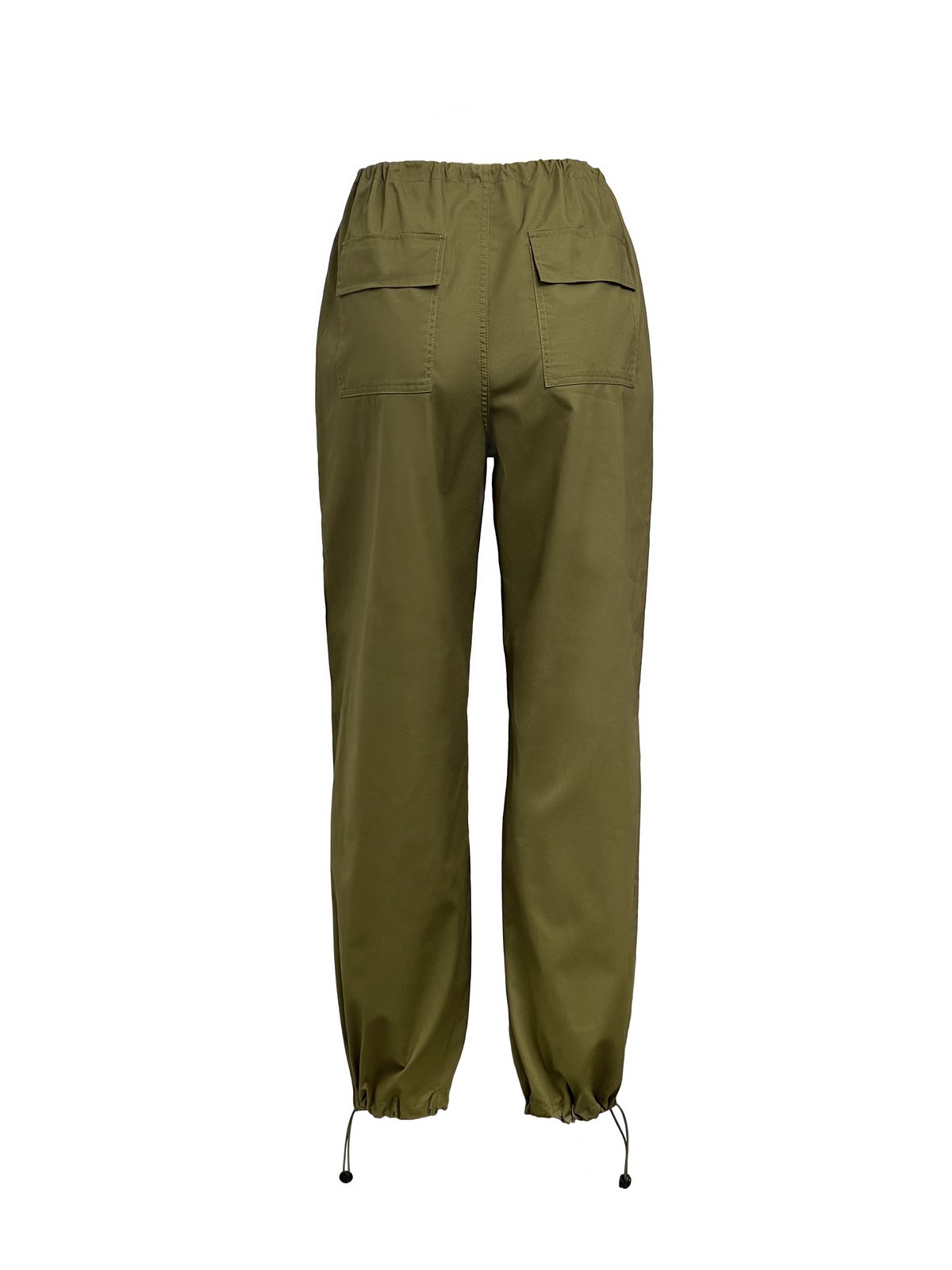 Size Friendly Low Waist Parachute Cargo Pants