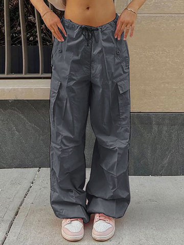 Drawstring Y2K Baggy Cargo Pants