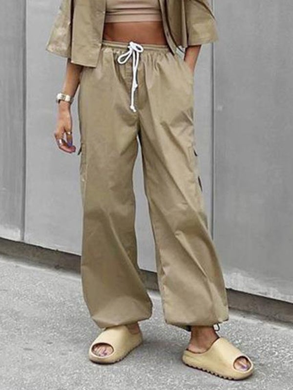 Vintage Oversized Parachute Cargo Pants