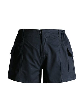 Marineblaue Micro-Cargo-Shorts