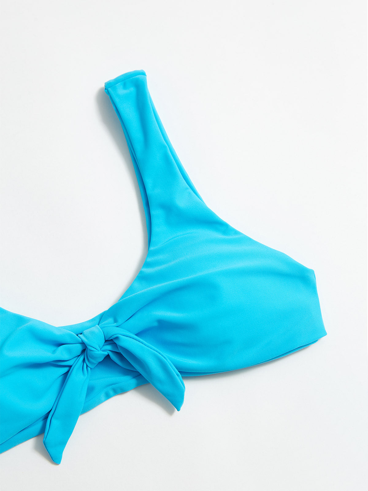 Solid Color Two Way Tie Bikini Set