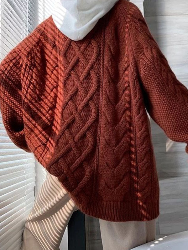 Oversized Cable Knit Sweater