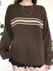 Vintage Three Striped Pullover Sweater