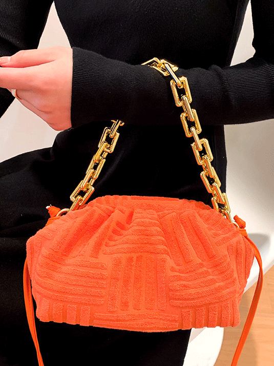 Chains Towel Satchel Bag