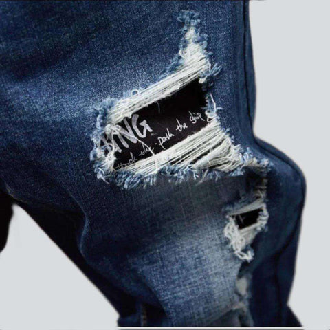 Destroyed Blue Jeans für Herren