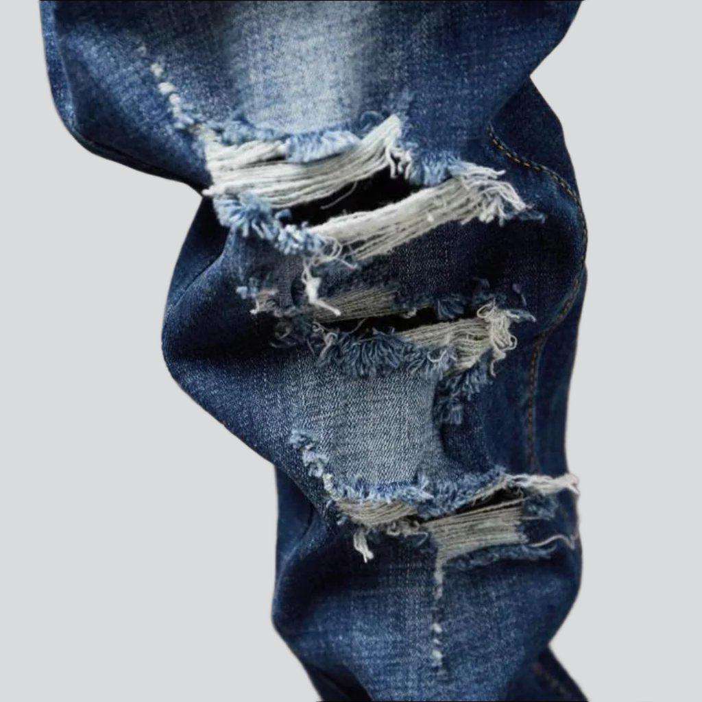 Destroyed Blue Jeans für Herren