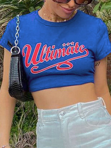 Ultimatives Crop-Top mit Grafik