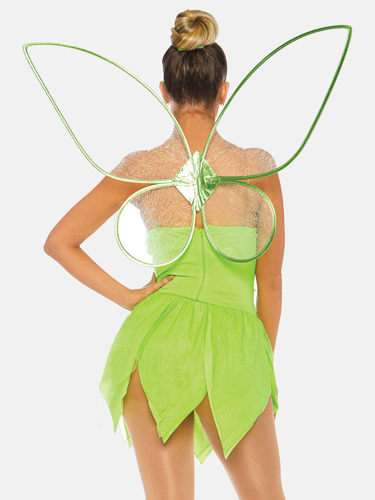 Fairy Sequin Mini Dress & Wing Set