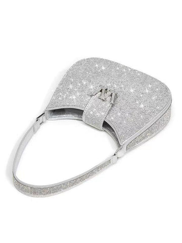 Rhinestone Saddle Shoulder Bag