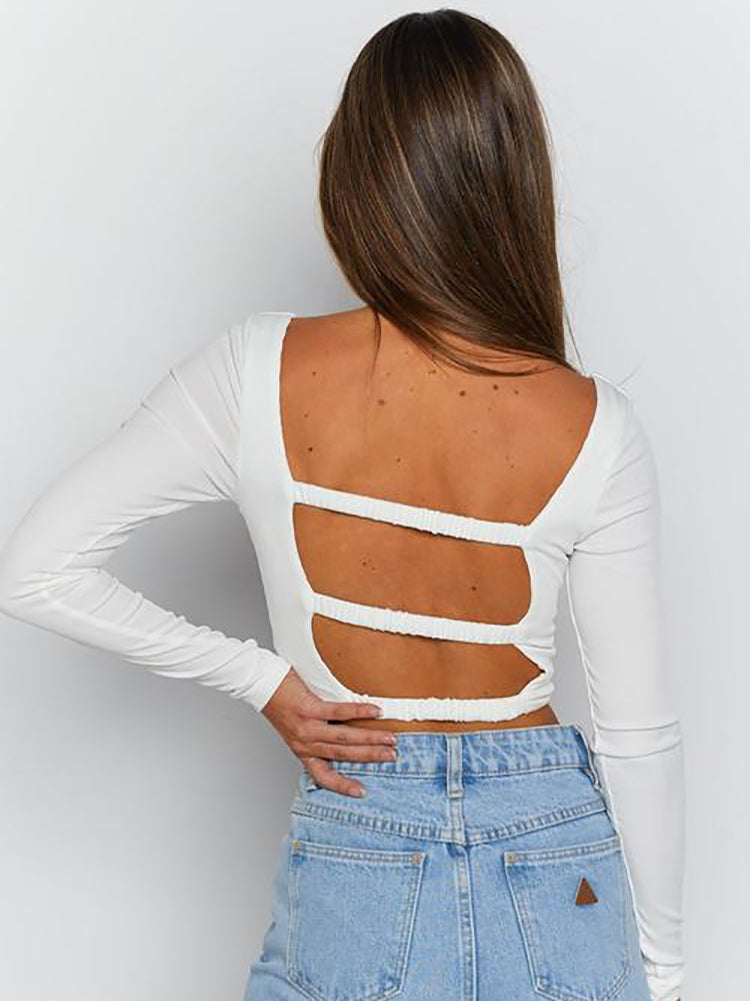 Hollow Out Mini Crop Top