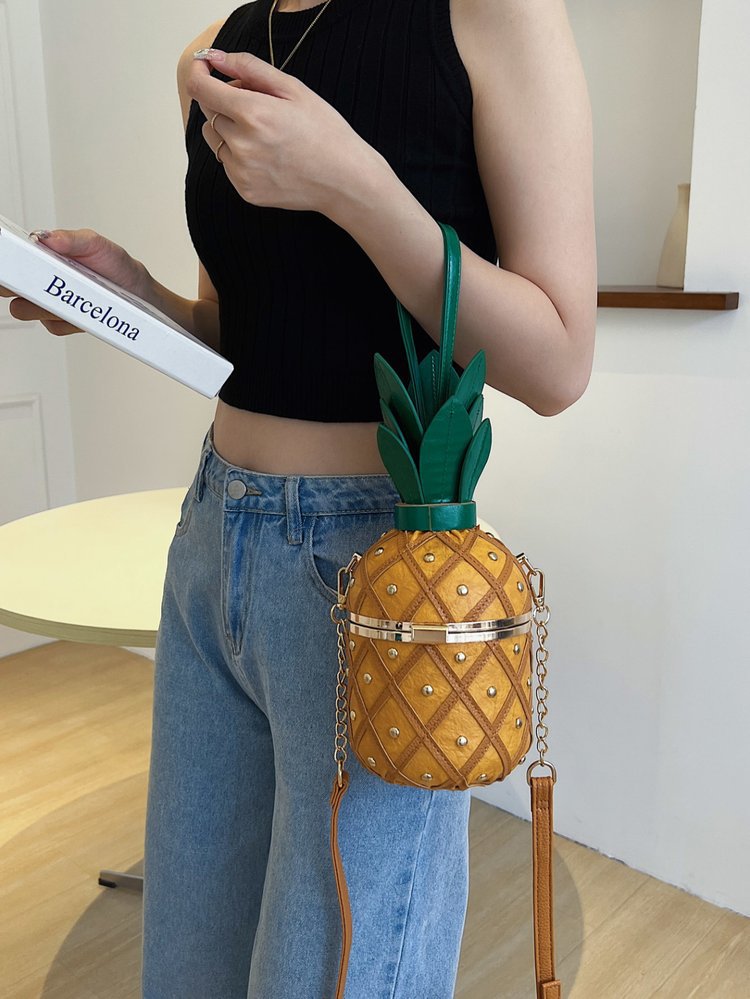 Bolso bandolera de piña