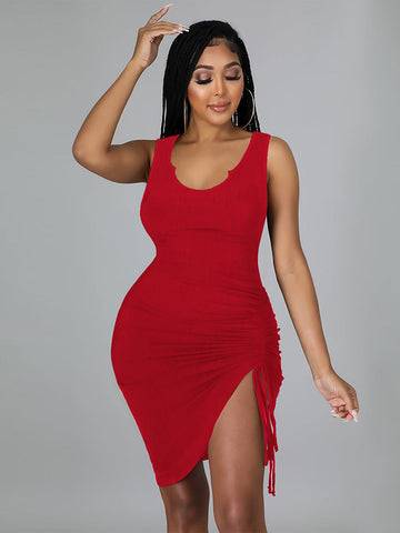 Bodycon Sleeveless Midi Dress