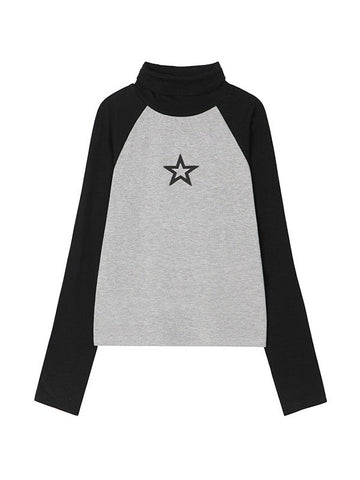 Raglan Sleeve Rib Crop Top