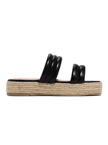 Espadrilles mit Plateausohle