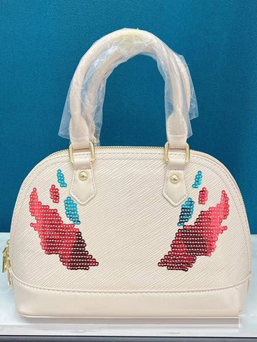 Handtasche mit Paillettendekor