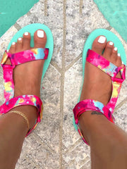Casual Flat Beach Velcro Sandals