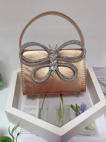 Butterfly Rhinestone Clutch