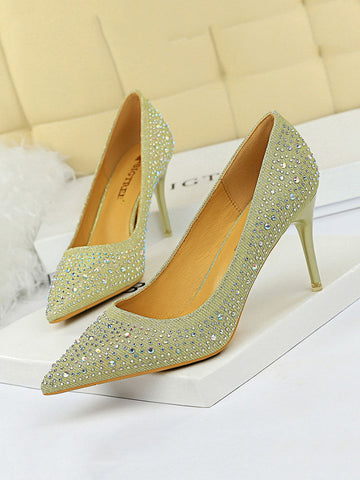 Rhinestone Party Stiletto Heels