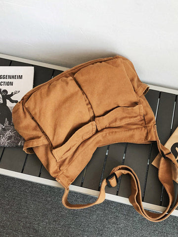 Large Canvas Satchel Bag