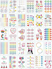 30sheets Mixed Cartoon Pattern Tattoo Sticker