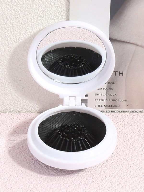 2 In 1 Foldable Mirror Cushion Comb