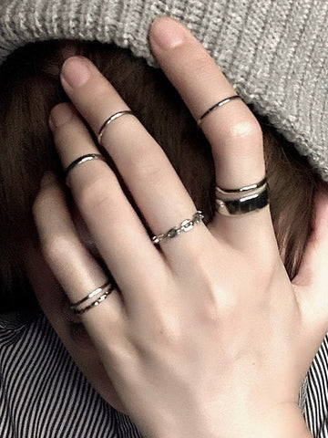 7pcs Simple Joint Finger Ring