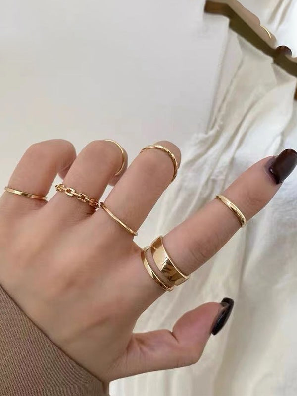 7pcs Simple Joint Finger Ring