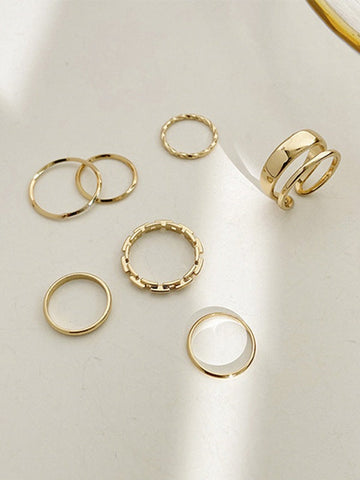 7pcs Simple Joint Finger Ring