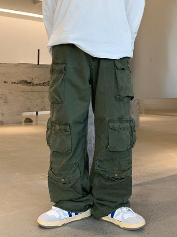 Men's Multi Pockets Loose Cargo Pants