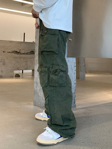 Men's Multi Pockets Loose Cargo Pants