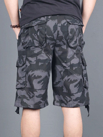 Camouflage-Cargo-Shorts für Herren