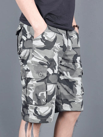 Camouflage-Cargo-Shorts für Herren