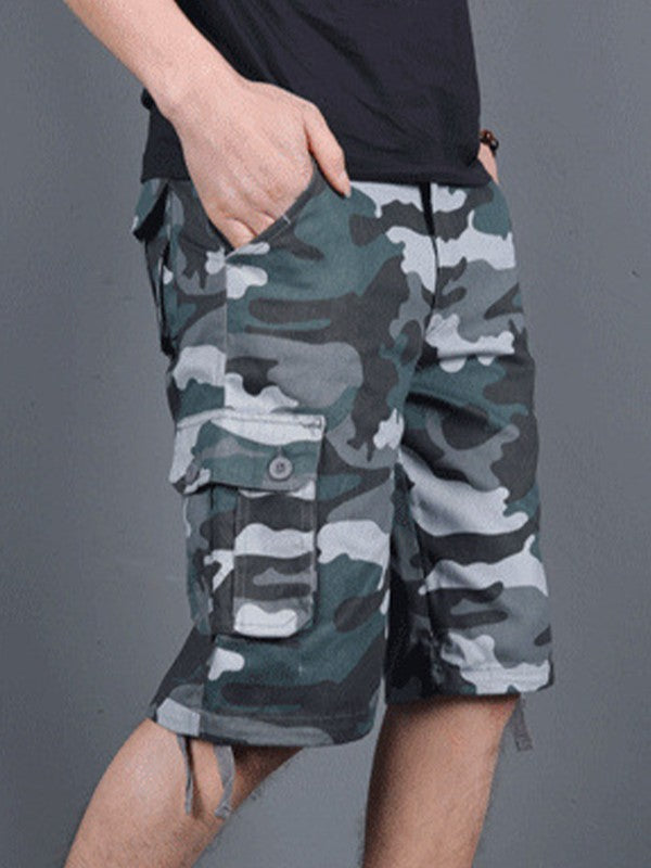 Camouflage-Cargo-Shorts für Herren