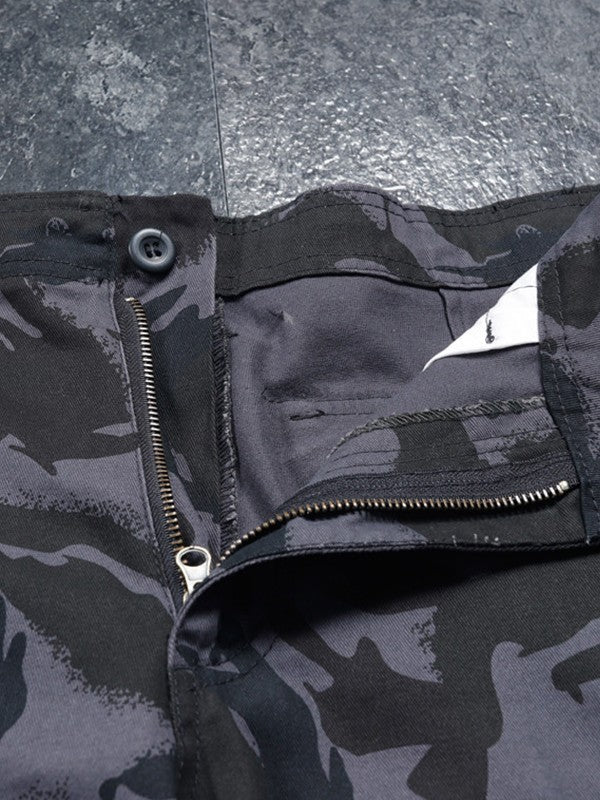 Pantalones cortos cargo de camuflaje para hombre