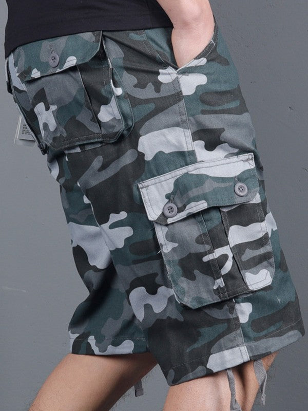 Camouflage-Cargo-Shorts für Herren