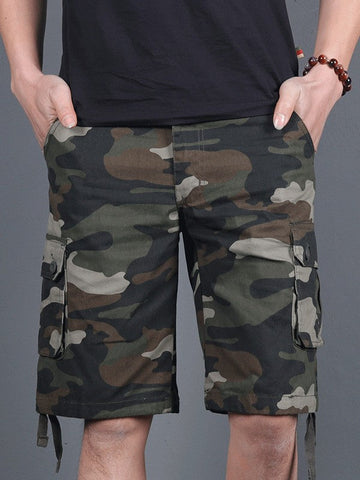 Camouflage-Cargo-Shorts für Herren