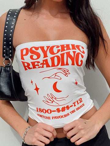 Psychic Reading Bandeau Top